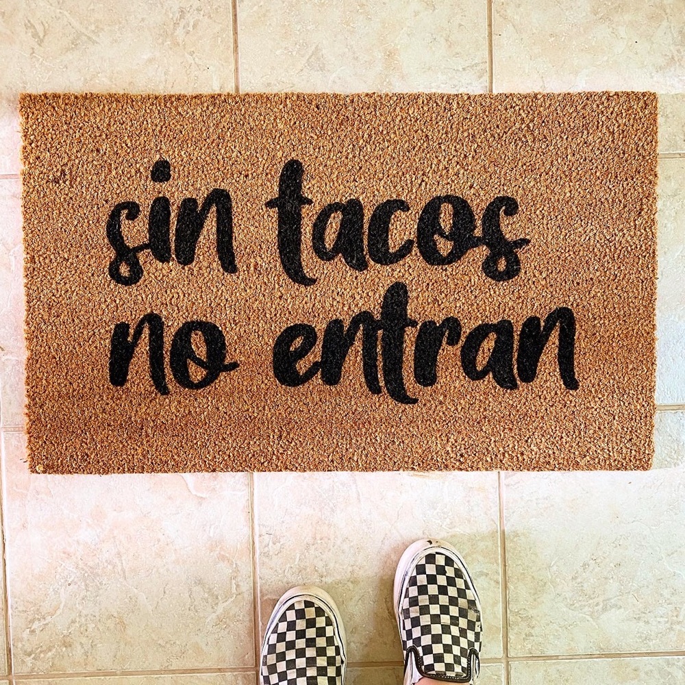Custom door mat
